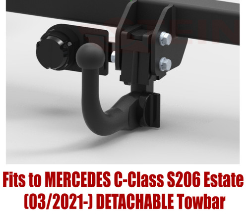 Detachable tow bar for - tow,
