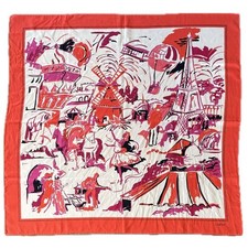 LOEWE Silk Scarf Paris Street