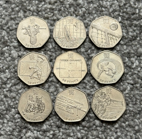 2011 london olympics 50p - olympics,