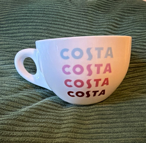 Costa coffee ceramic logo cup - coffee,