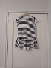 Girls navy white striped - girls, &