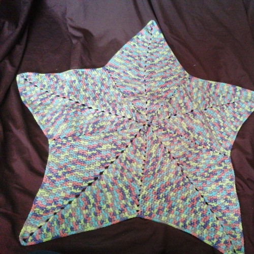 Star crochet baby blankets