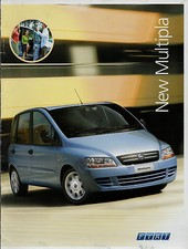 Fiat Multipla 2004 UK Market Launch 8pp Brochure Dynamic Plus Eleganza FAIR