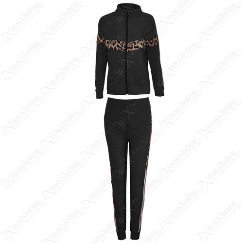 Ladies leopard panel - 2-pc,