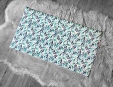 SALE IKEA Bankkamrat, Hemmahos, Stuva Bench Pad Cover Pink Green Leaf Print