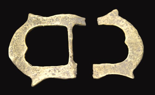 Georgian brass shoe - shoe, buckle