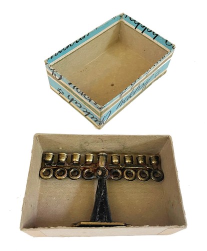Miniature menorah vintage - menorah,