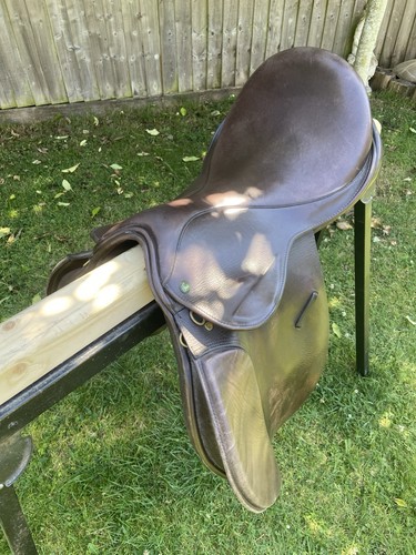 Ideal brown leather saddle - ideal,