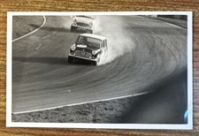 Mini Cooper’s, 1965 Brands Hatch. Motor Racing Car Original Period Vintage Photo