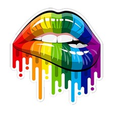 Reflective Lip Decal Sticker Motorcycle Sexy Lip Pattern Diy Free Combination