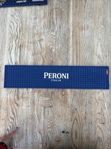 Peroni blue bar mat - mat, rubber