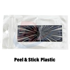 Plastic Plaid Graphic Badge