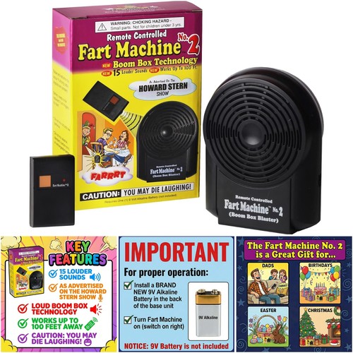 Remote controlled fart machine - remote,