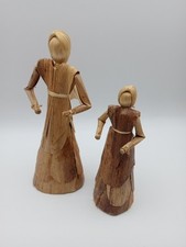 Set Of 2 Amish Cornhusk Dolls