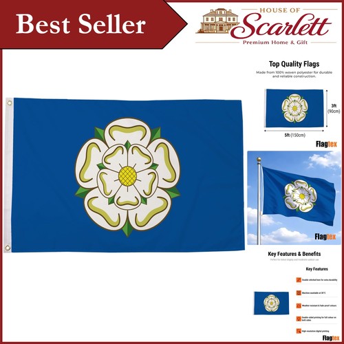 Yorkshire flag 5ft 3ft - flag,