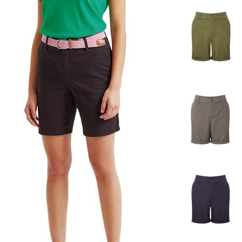 Womens chino shorts ladies - chino,