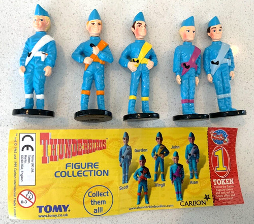 Thunderbirds full set 5 - thunderbirds, of