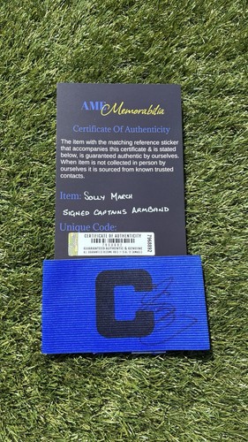 Solly march signed captain - solly,