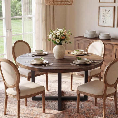 Solid wood round dining - 47.24",