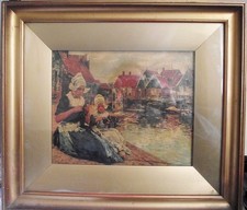 Print of a Dutch Oil Painting