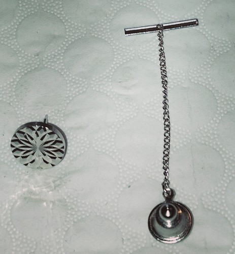 Tie tack with cross - with, bar