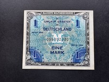1944 GERMAN OCCUPATION 1 MARK