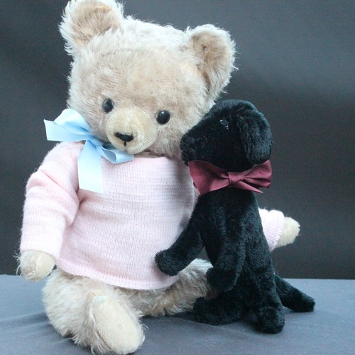Antique teddy bear 1950s - bear,