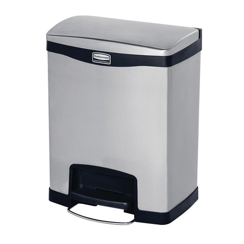 Rubbermaid slim jim - front, step