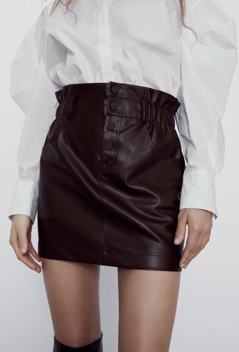New zara faux leather - new,