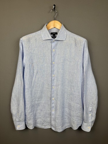 Reiss ruban linen shirt mens - ruban,