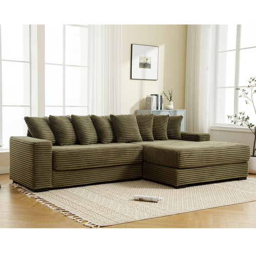Oversized corduroy shaped - corduroy, l-shaped