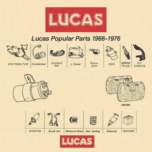 Lucas popular parts catalogue - lucas,