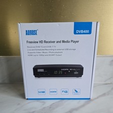 August DVB400 Freeview HD Receiver & Media Player
