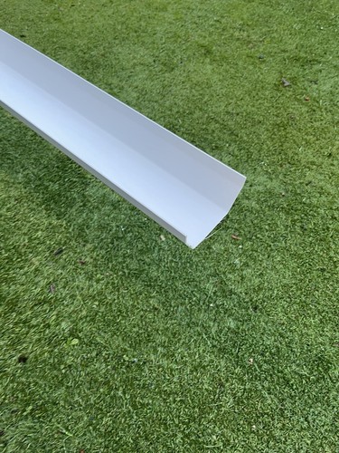 Rainwater gutter white pvc - rainwater,