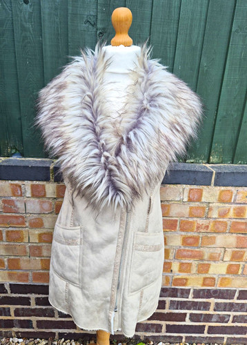 Women beige faux fur - women’s,