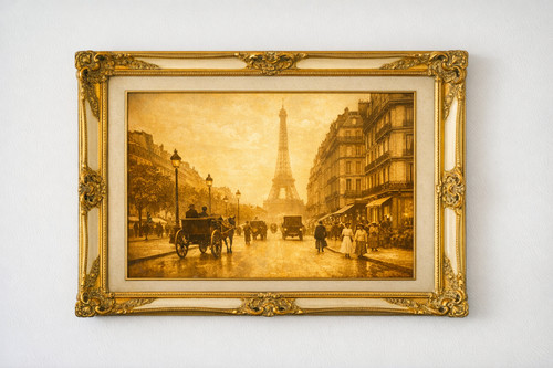 French vintage ornate - french,
