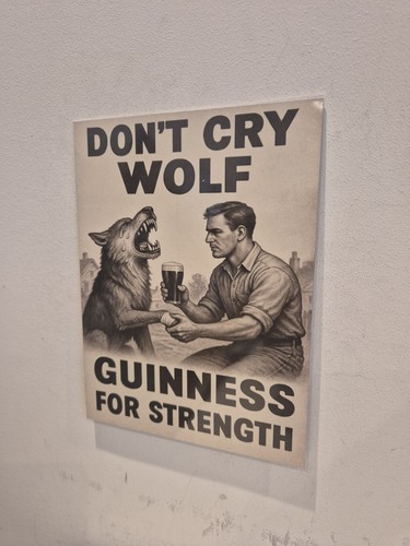 Guinness metal tin - guinness, sign