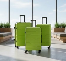 3 pcs luggage set, durable ABS