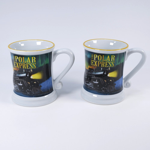 Polar express design mugs - 3d,