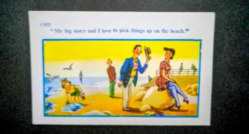 Vintage 1950s 60s funny saucy - funny,