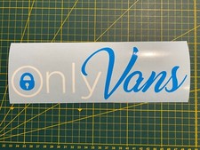 Only Vans Fans Sticker