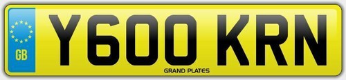 Karen number plate y600 - karen,