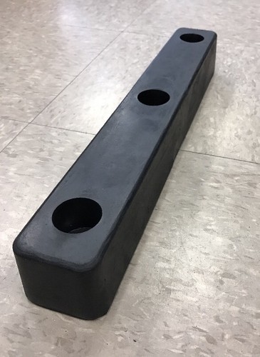 Rubber dock bumper 2x2x16 - rubber,