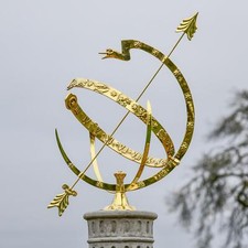 70cm Polished Brass Serpent