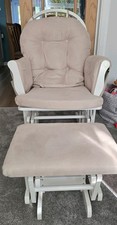 Kub Haywood Rocking Glider Nursing Chair with Footstool