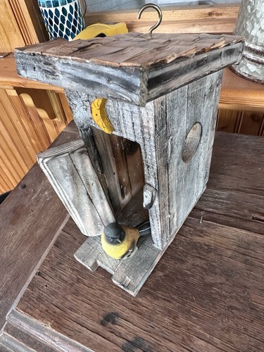 Outhouse rustic hanging wood - outhouse,