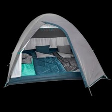 Decathlon Quechua Mh100 3 Person Easy Pitch Light Camping Hiking Festival Tent