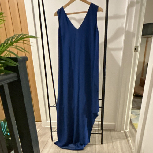 Reiss blue neck sleeveless - v-neck,