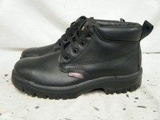 British Army RAF Issue Combat Leather Steel Toe Cap High Leg Boots Size 7 41 S5