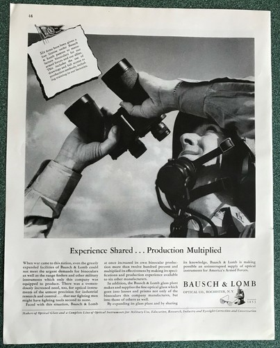 Sailor uses bausch lomb - bausch,